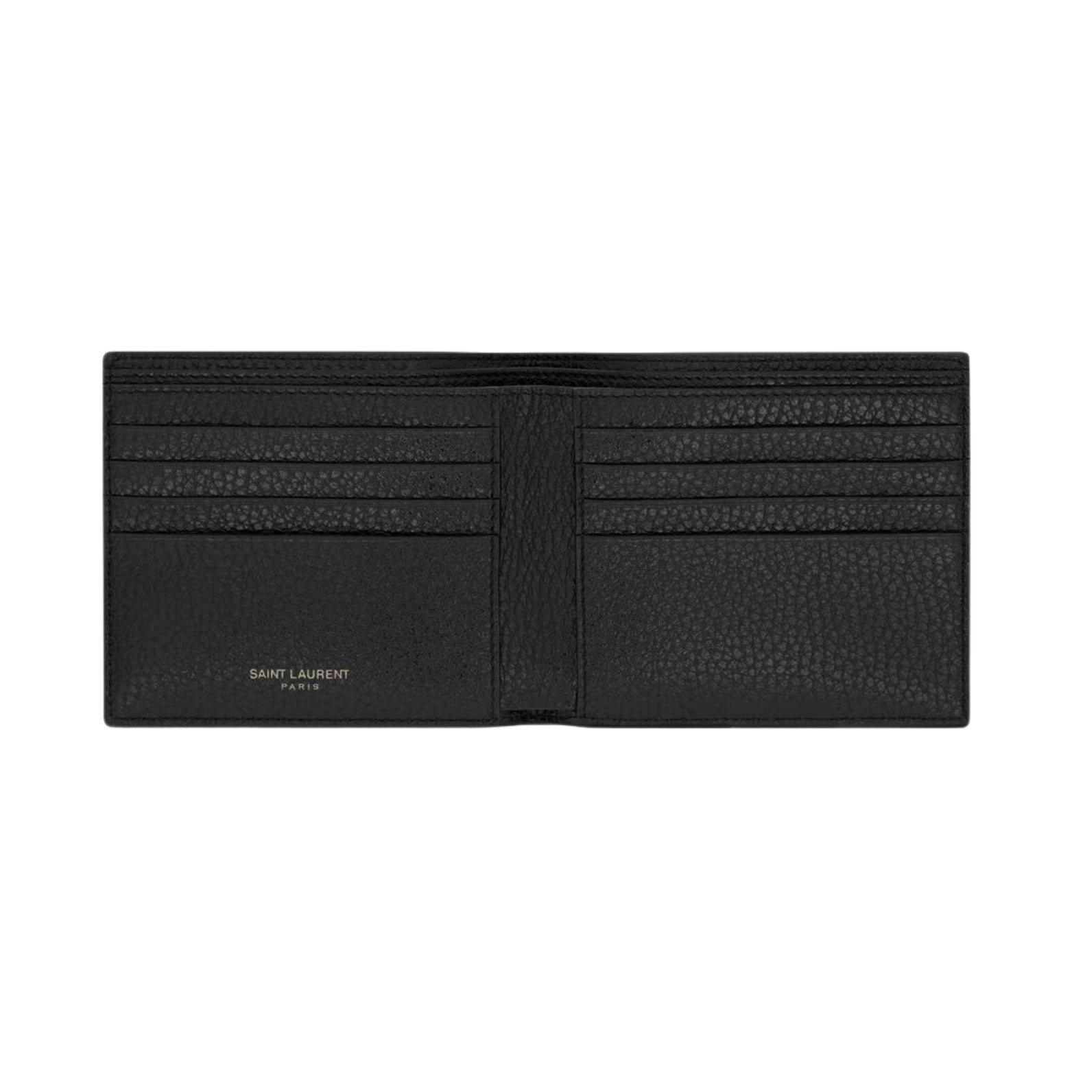 Saint Laurent East/West Wallet in grained leather – detail view