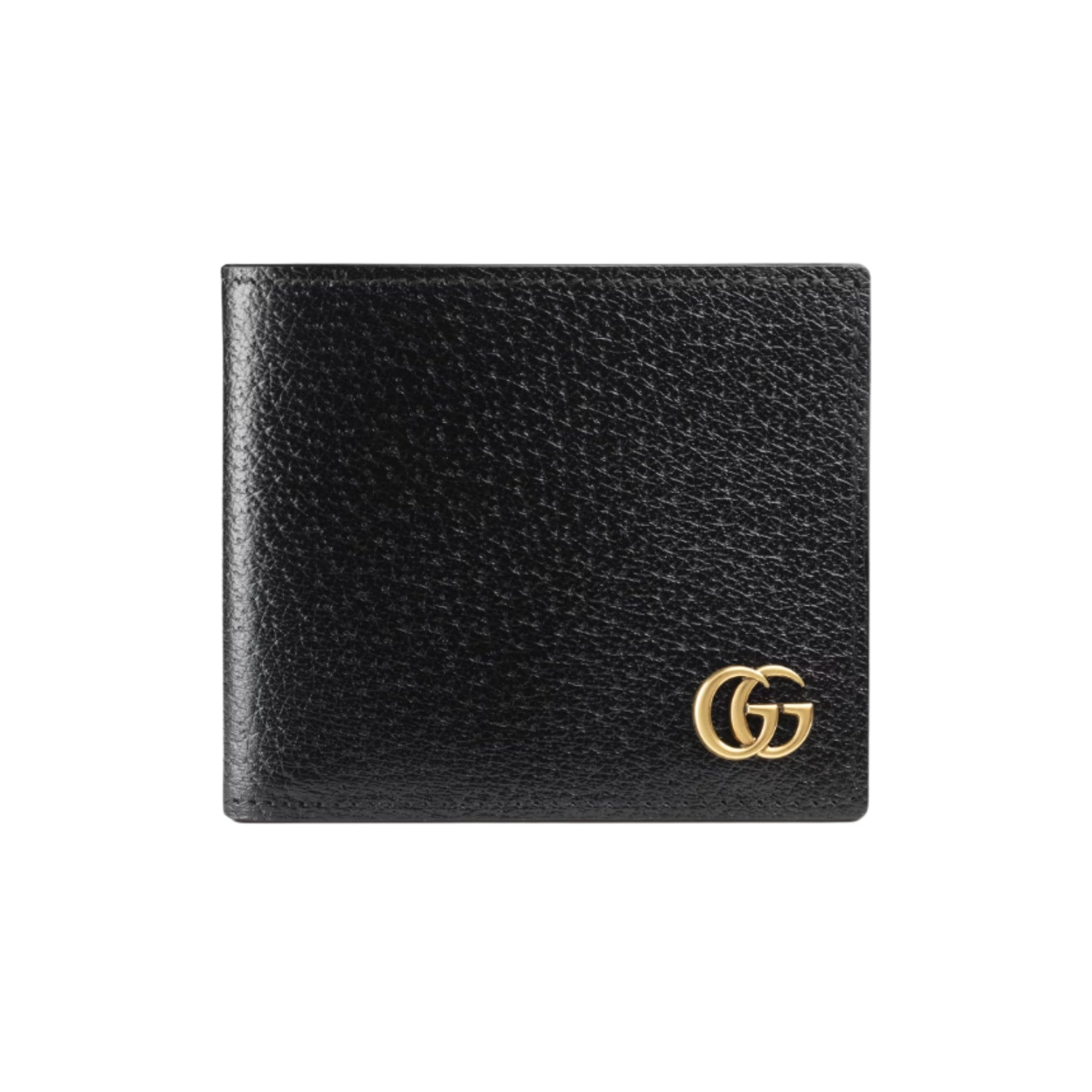 Gucci GG Marmont Bi-Fold Card Case Wallet with Double G hardware