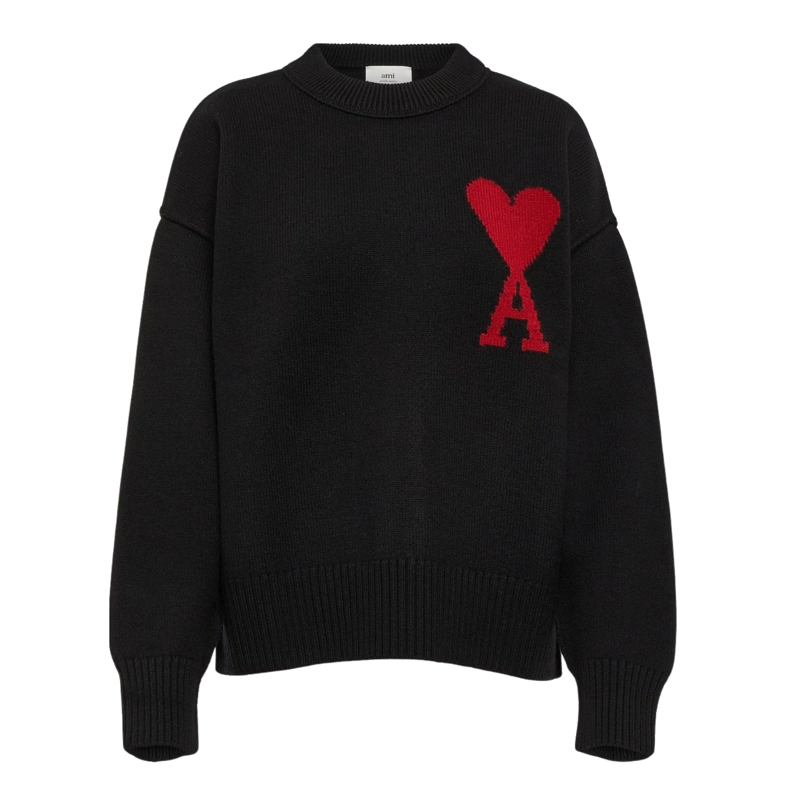 AMI ALEXANDRE MATTIUSSI ami Paris  ニット　黒 Ami Paris Knit Wool Sweater Black | Egypt