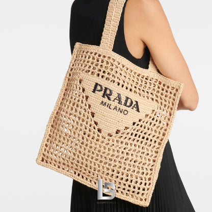 Prada Crochet tote bag