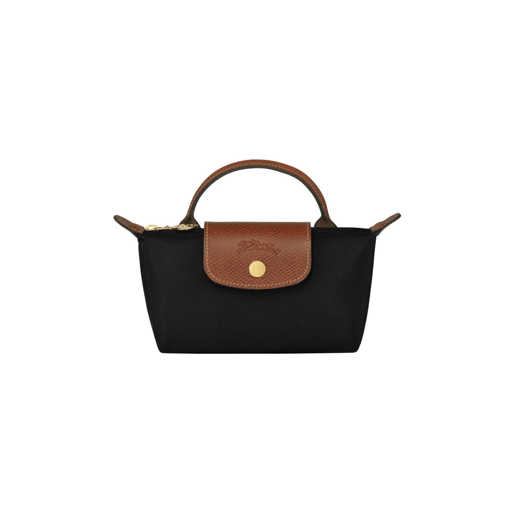 Longchamp Le Pliage Pouch in black nylon