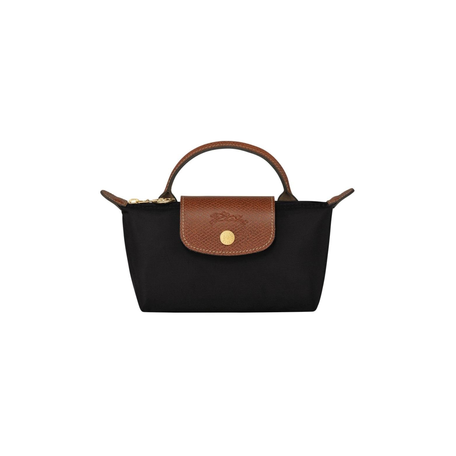 Longchamp Le Pliage Pouch in black nylon