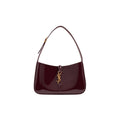Saint Laurent Le 5 à 7 hobo in patent leather with Cassandre hook