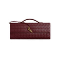 Bottega Veneta Andiamo Clutch in Barolo Intrecciato woven leather