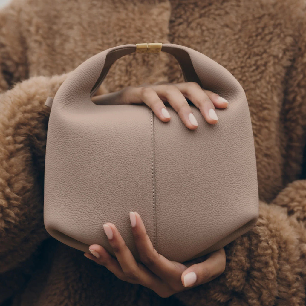 Polene Béri Edition Textured Taupe