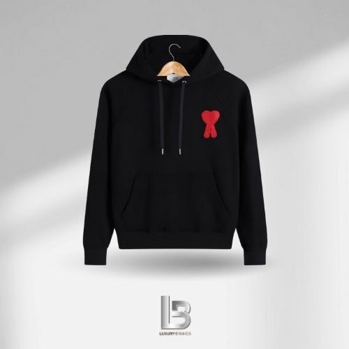 Ami de Coeur Patch Beige Hoodie – Luxury Brands