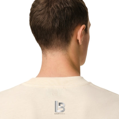 Ami de Coeur Beige Cotton Patch T-Shirt