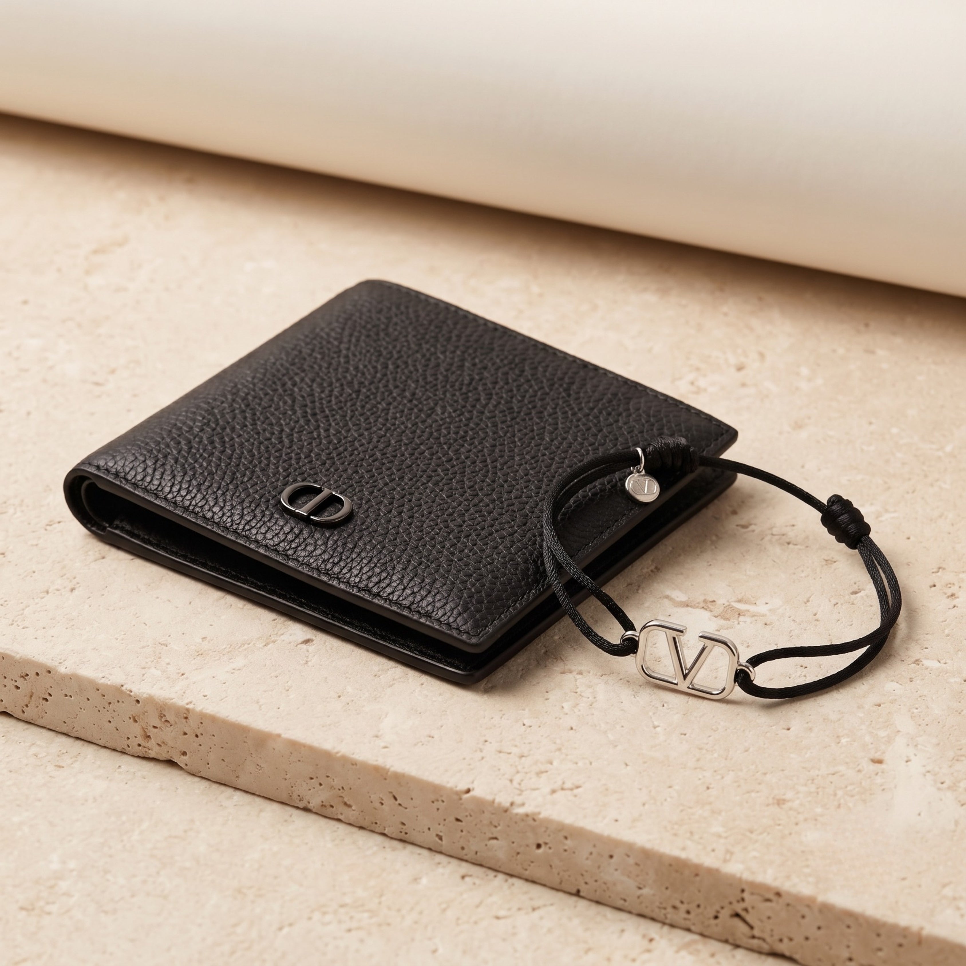 The Modern Bundle — Dior Icon Wallet & Valentino Bracelet