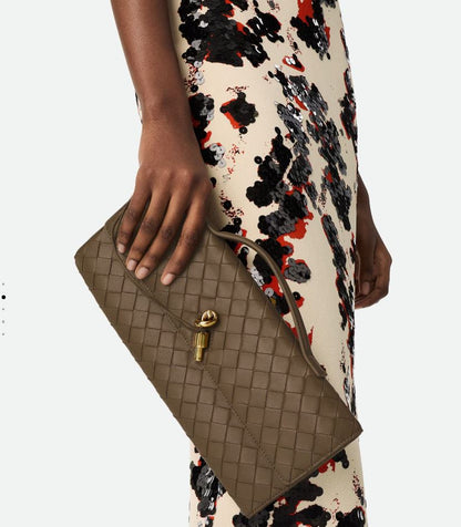 Bottega Veneta Andiamo Pinecone Clutch