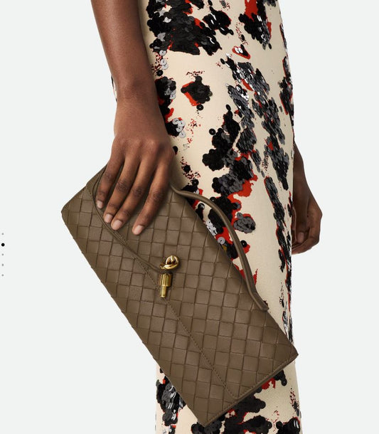 Bottega Veneta Andiamo Pinecone Clutch