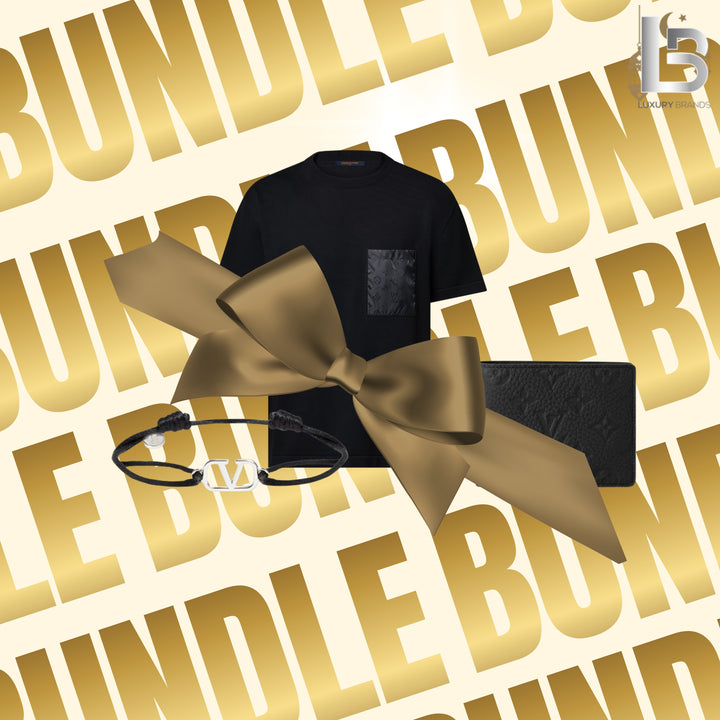 Eid Bundle 7 — LV Multiple Wallet, Valentino Bracelet & LV Tee