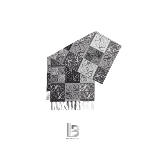 Loewe Anagram wool Grey scarf