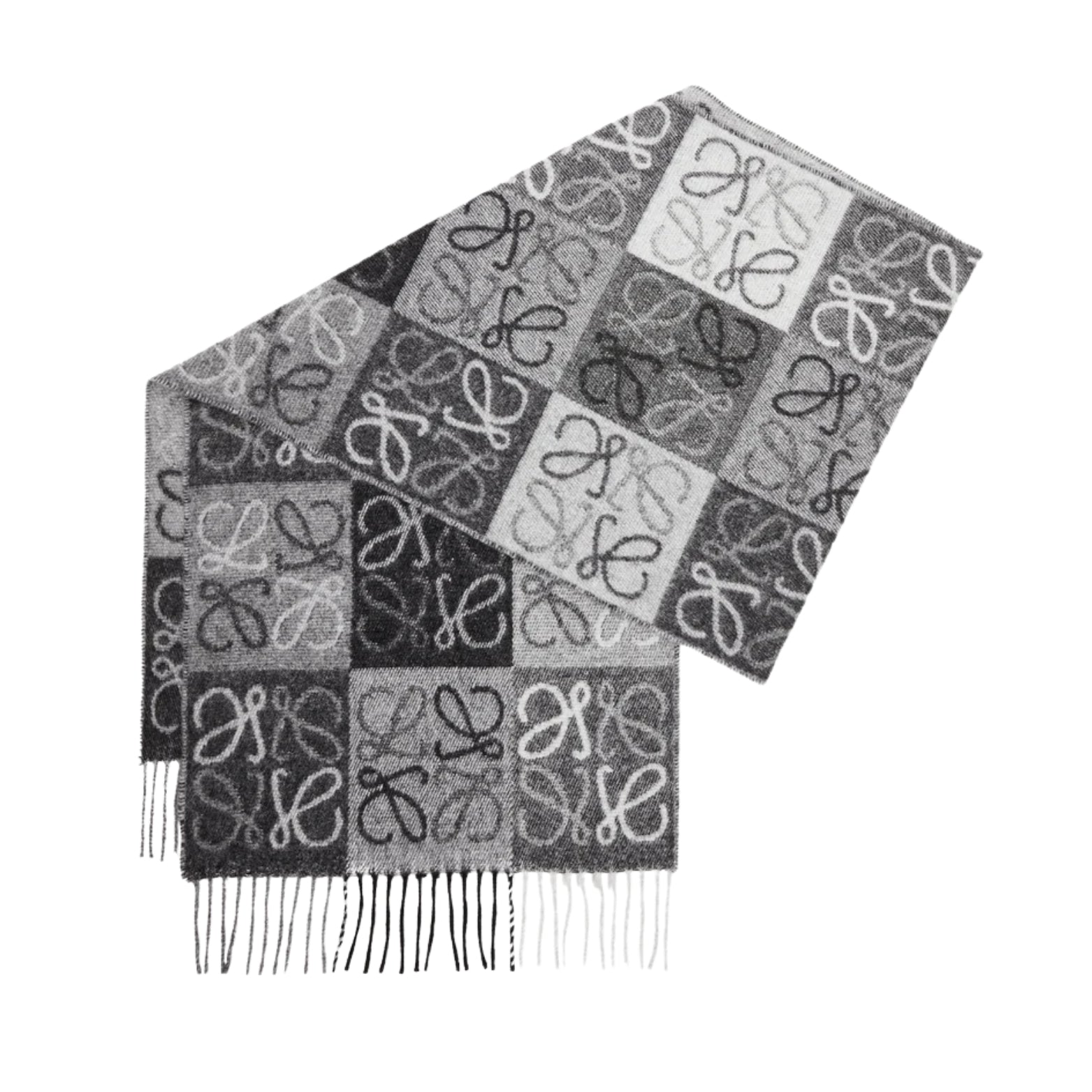 Anagram Scarf in grey wool