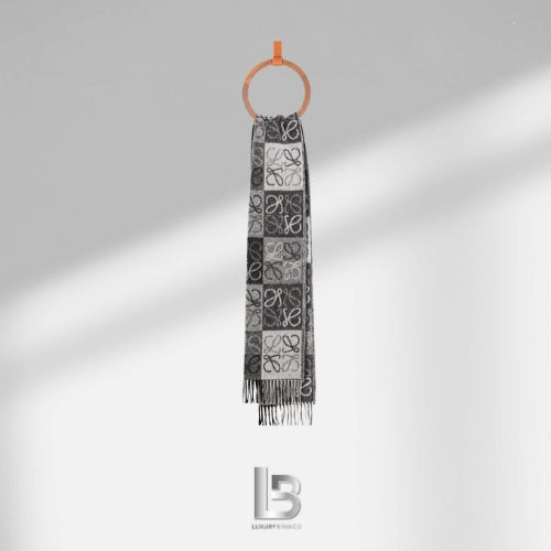 Loewe Anagram wool Grey scarf