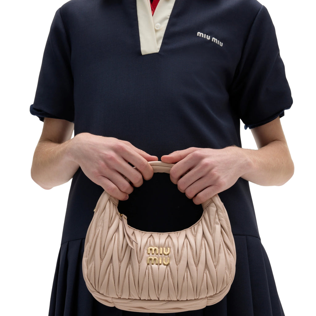 Miu Miu Wander in powder pink – side view