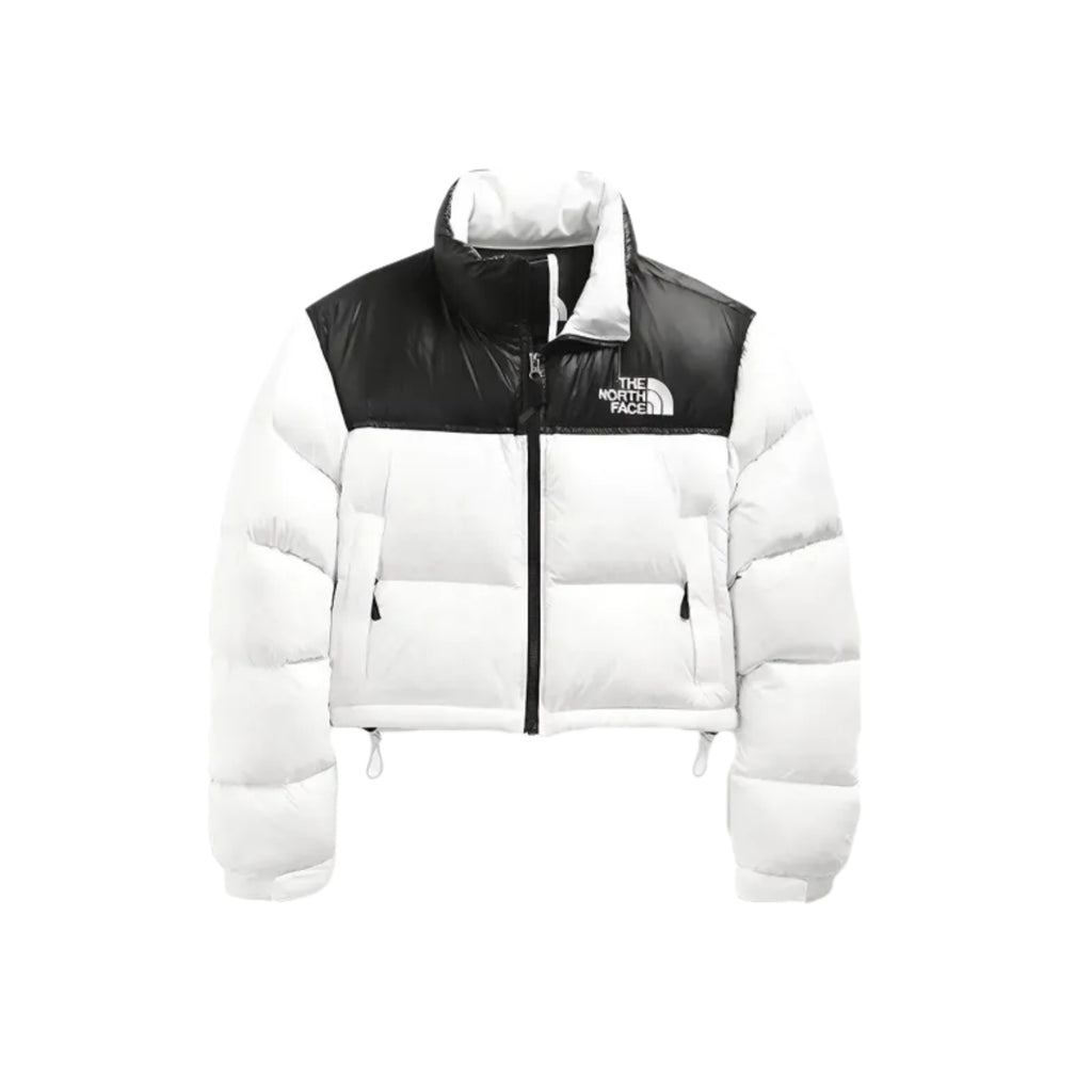 Nuptse Cropped Jacket in white