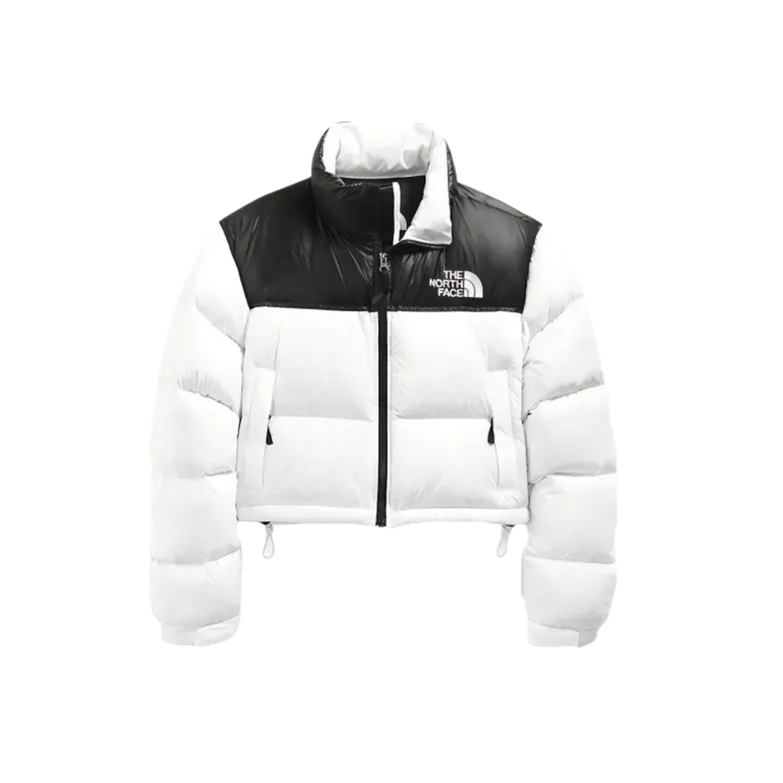 Nuptse Cropped Jacket in white