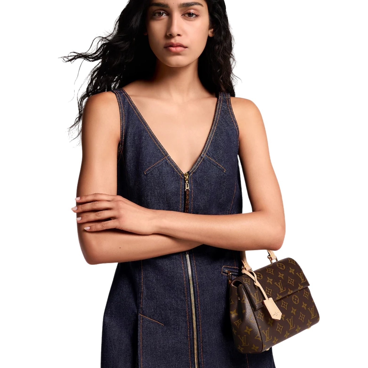 Louis Vuitton Cluny Mini in Monogram – detail view