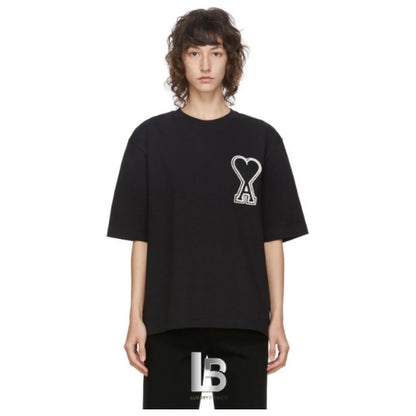 Ami de Couer Patch Logo Black In Black T-shirt