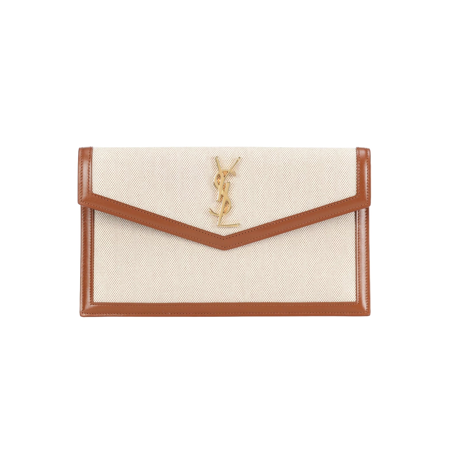 Saint Laurent Uptown Canvas Clutch