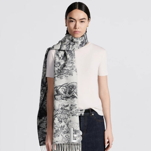 Dior Toile de Jouy Sauvage Scarf