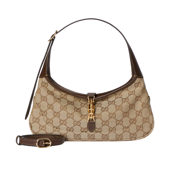 Gucci Jackie Slim Medium Shoulder Bag with piston closure